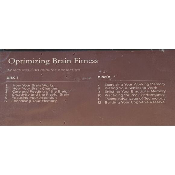 Richard Restak - Optimizing Brain Fitness 2-DVDs 2011 Great Courses 12 Lectures - Picture 5 of 8